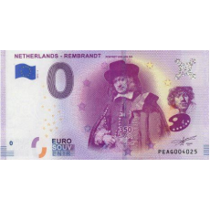 Nota 0€ Netherlands - Rembrandt 2019-4